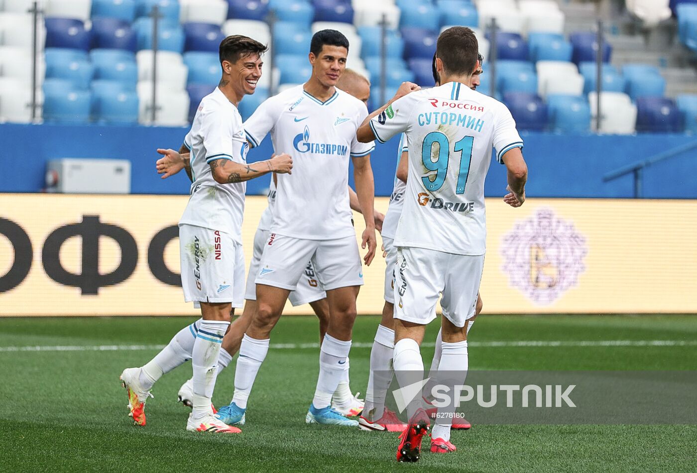 Russia Soccer Premier-League Tambov - Zenit