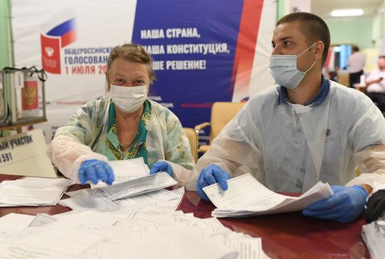 Russia Constitutional Reform Voting