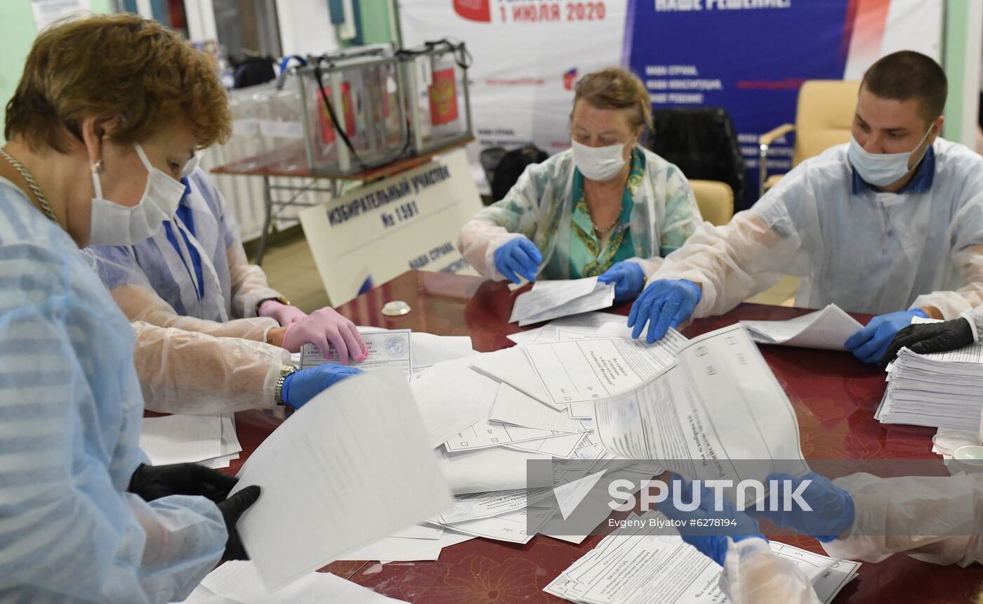 Russia Constitutional Reform Voting