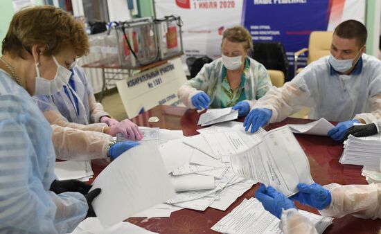 Russia Constitutional Reform Voting
