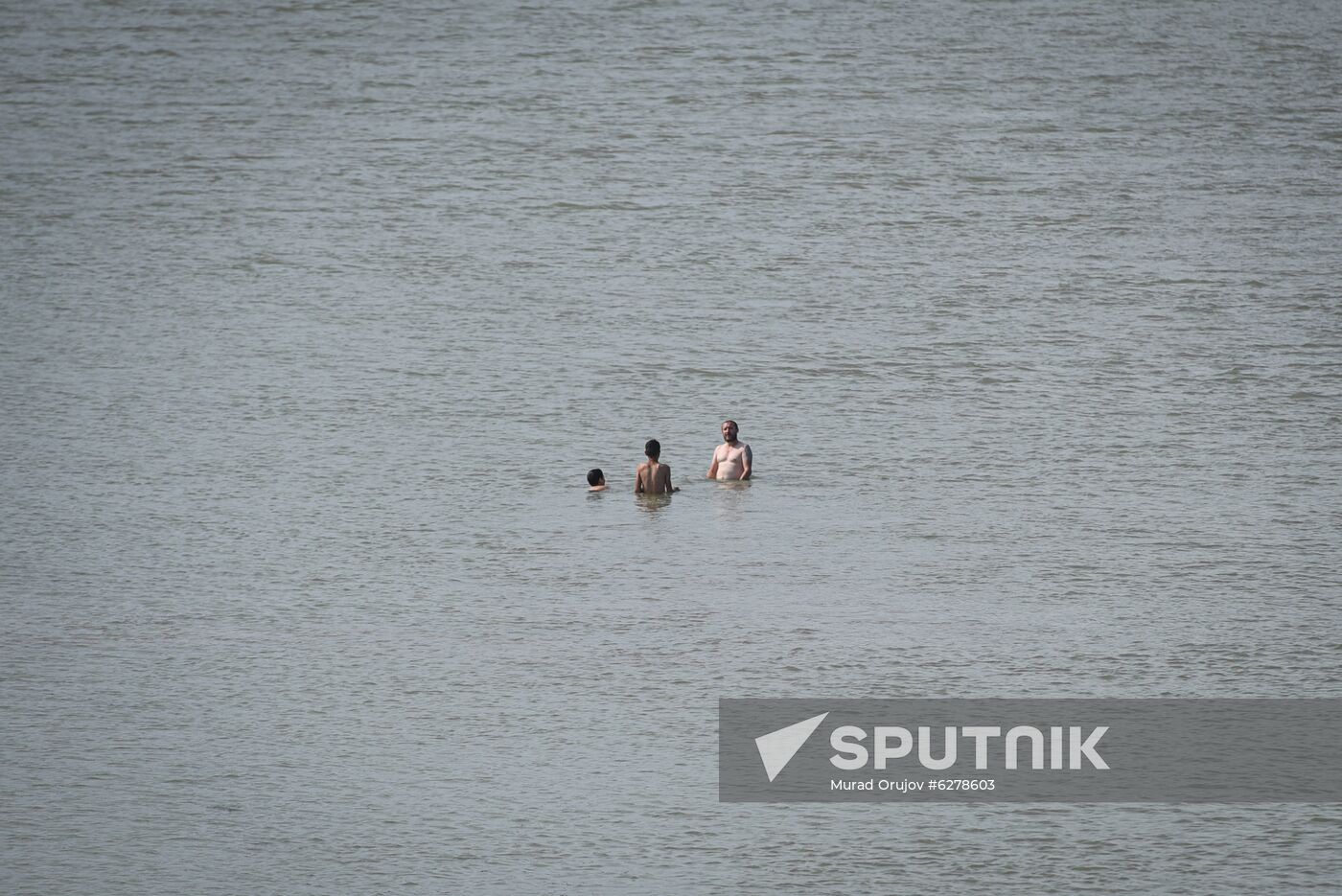 Azerbaijan Kura River Drying Up