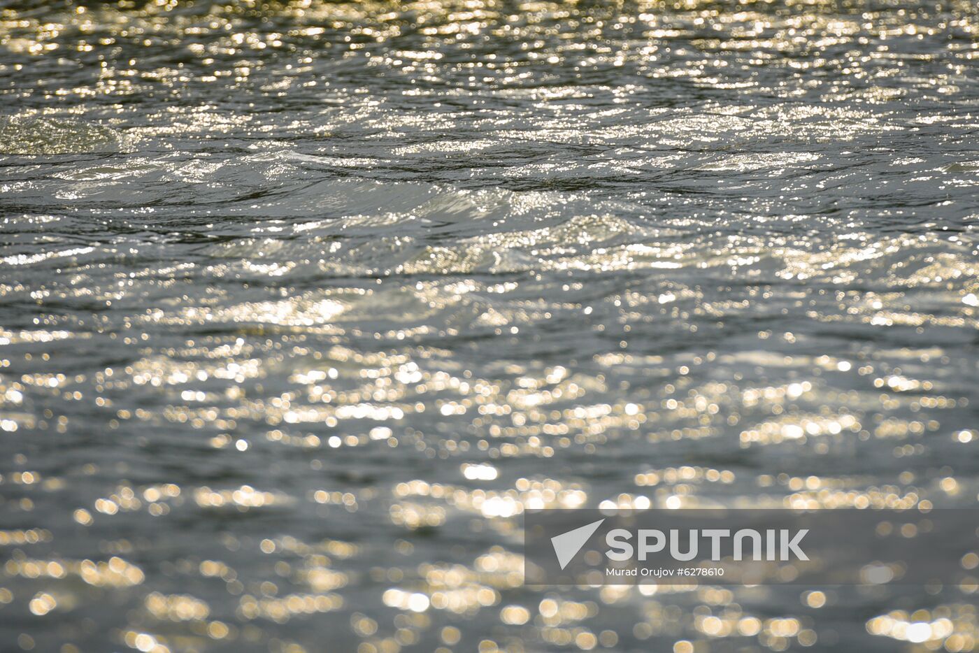 Azerbaijan Kura River Drying Up