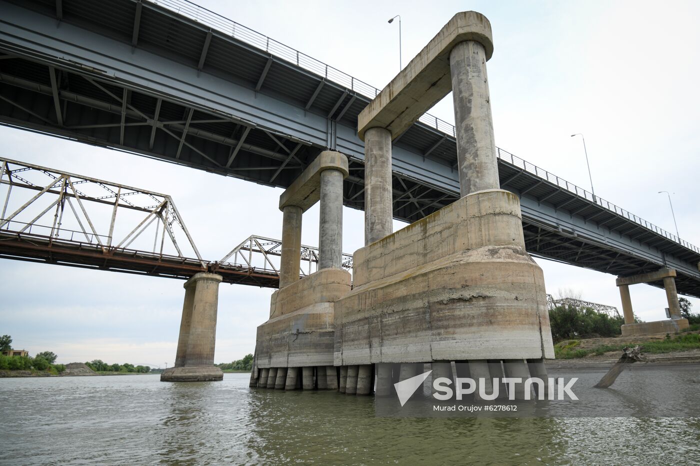 Azerbaijan Kura River Drying Up