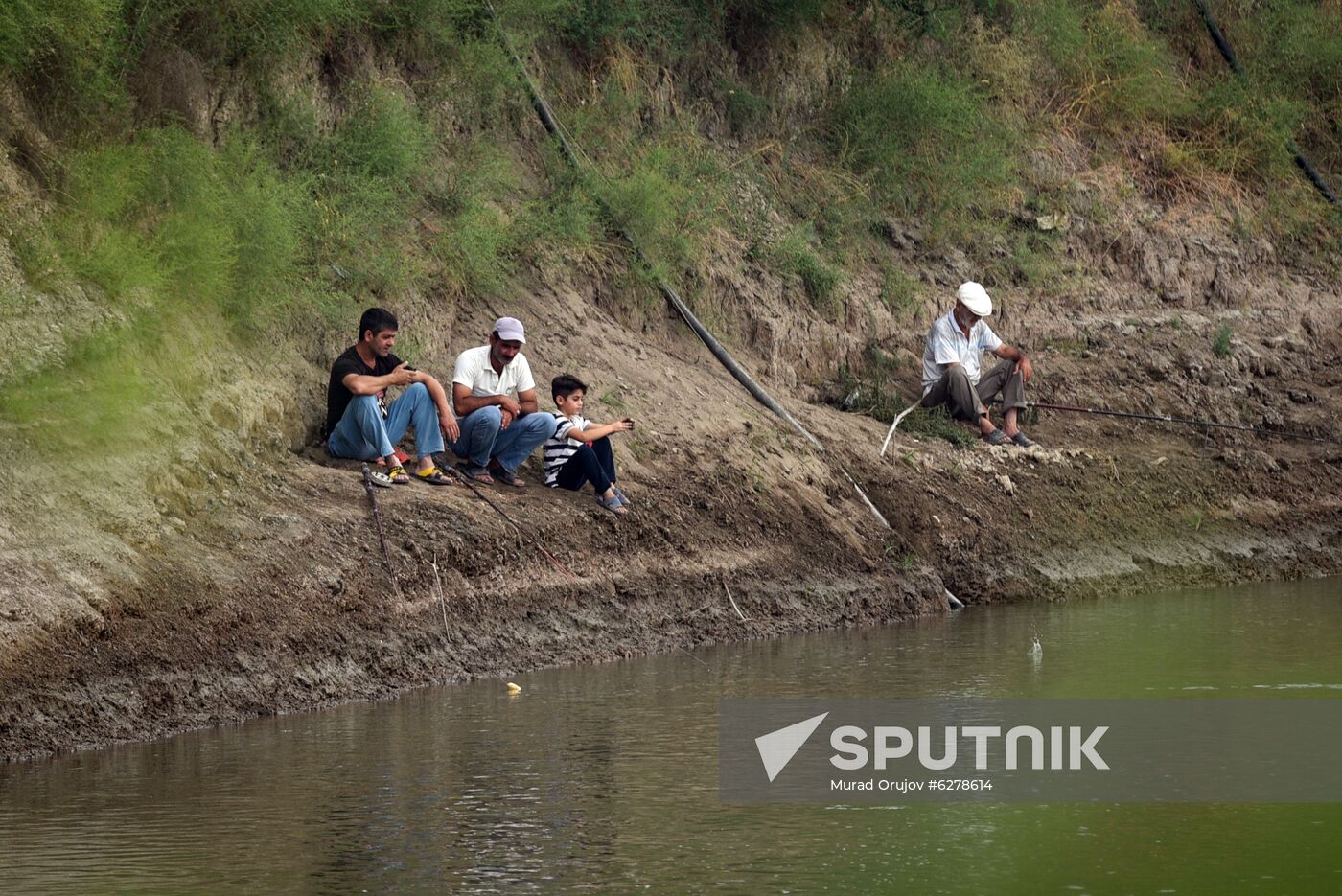 Azerbaijan Kura River Drying Up