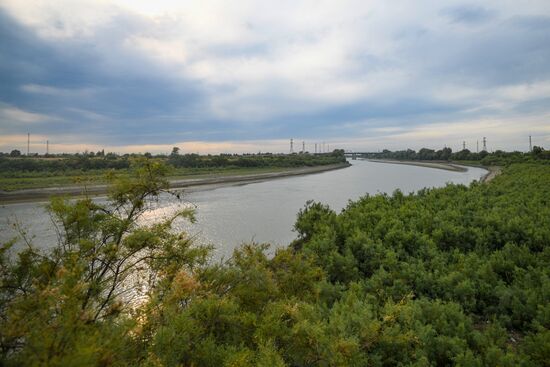 Azerbaijan Kura River Drying Up
