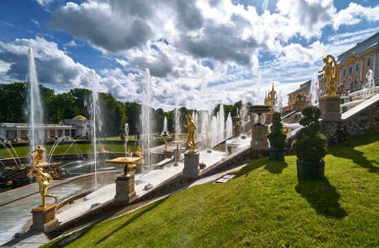 Russia Peterhof State Museum Reopening