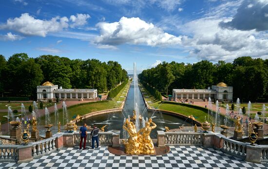 Russia Peterhof State Museum Reopening