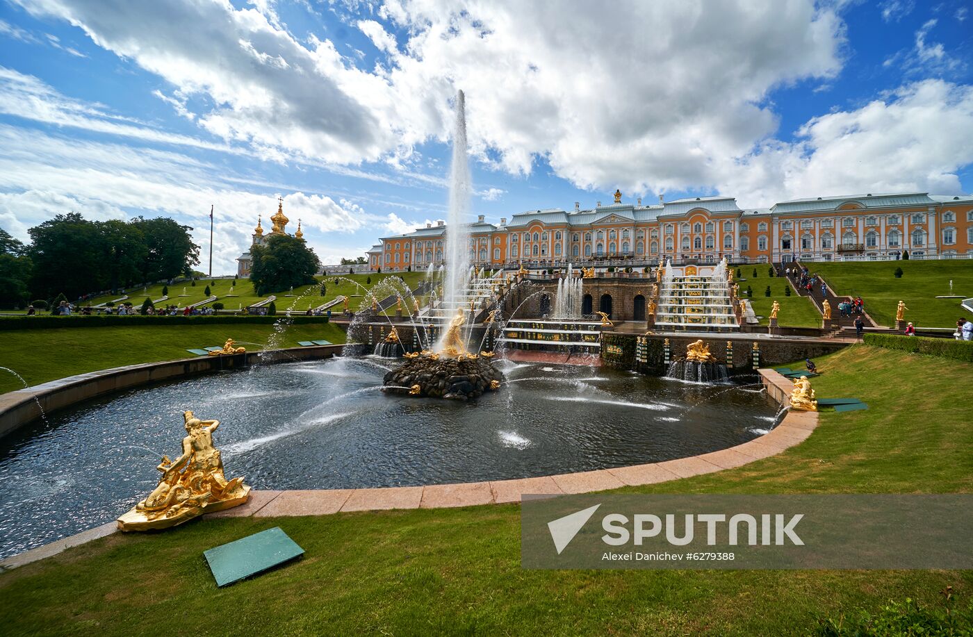 Russia Peterhof State Museum Reopening