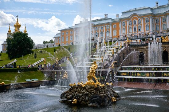 Russia Peterhof State Museum Reopening