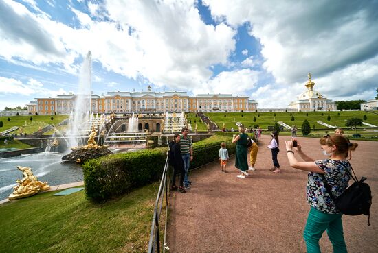Russia Peterhof State Museum Reopening
