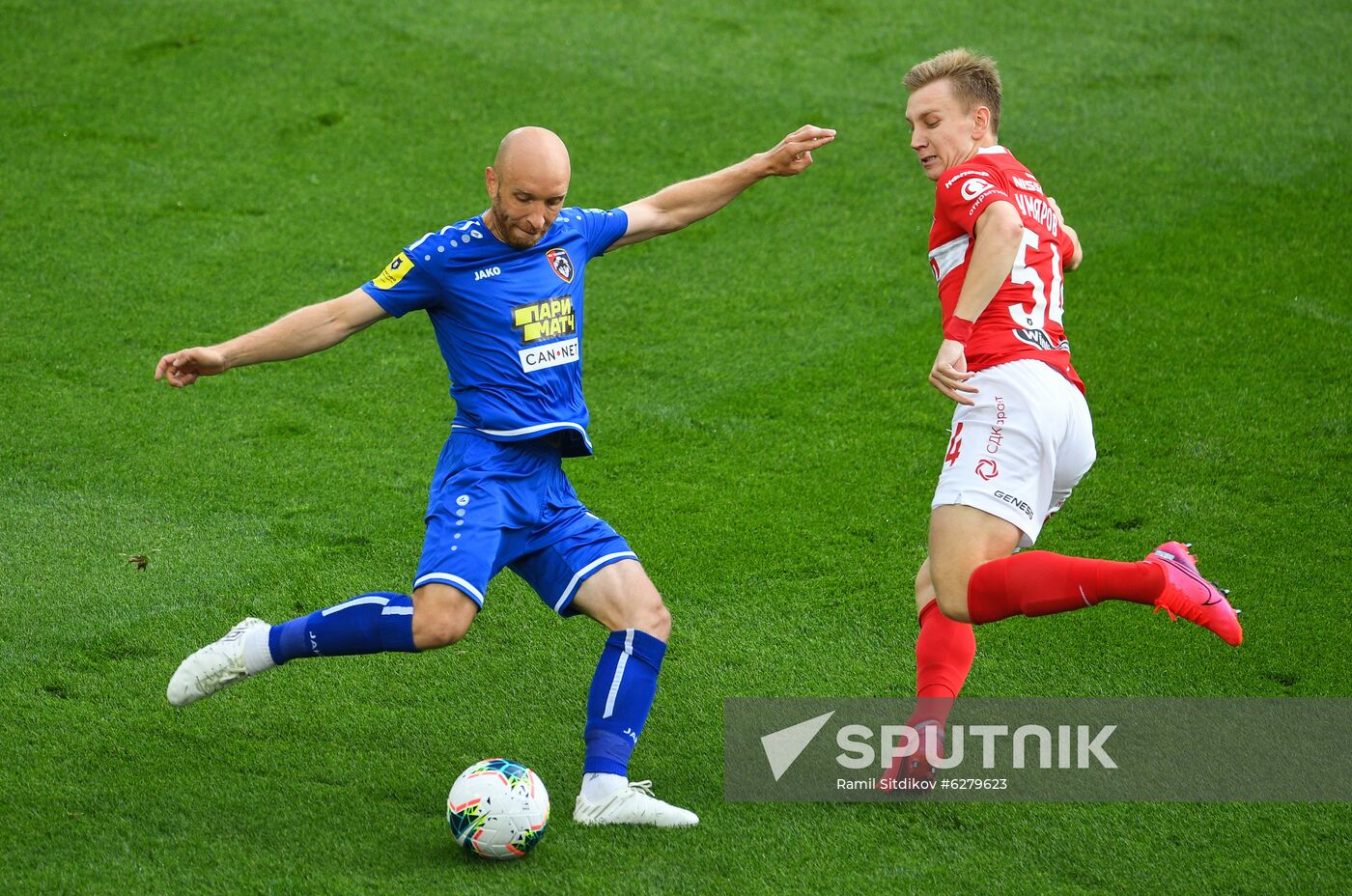 Russia Soccer Premier-League Spartak - Tambov