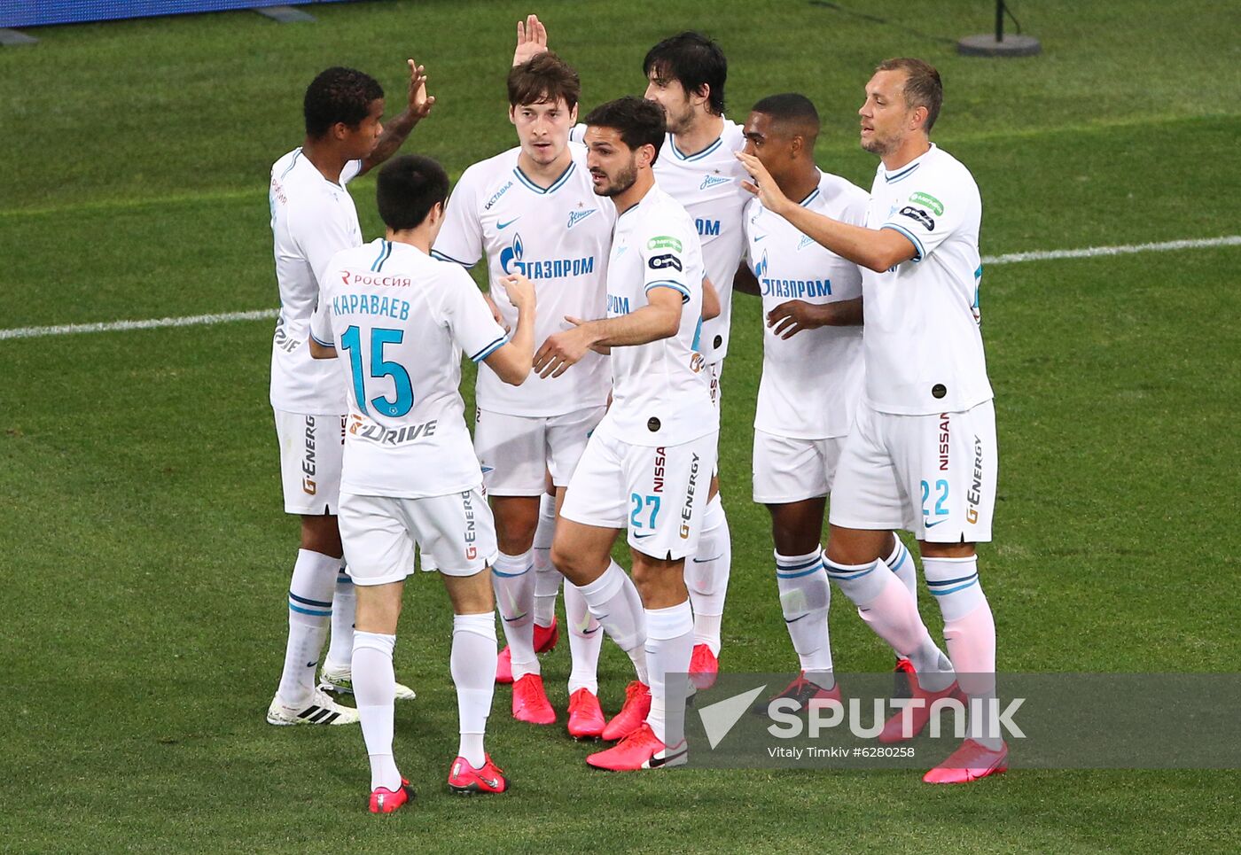 Russia Soccer Premier-League Krasnodar - Zenit