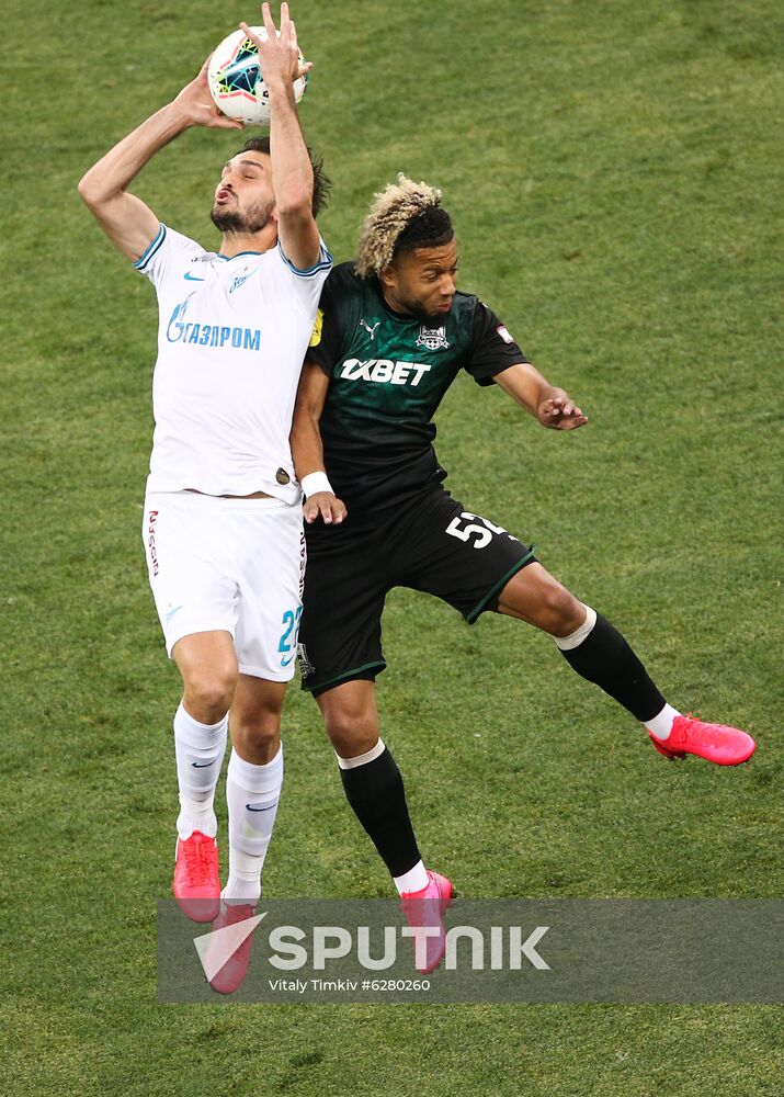 Russia Soccer Premier-League Krasnodar - Zenit