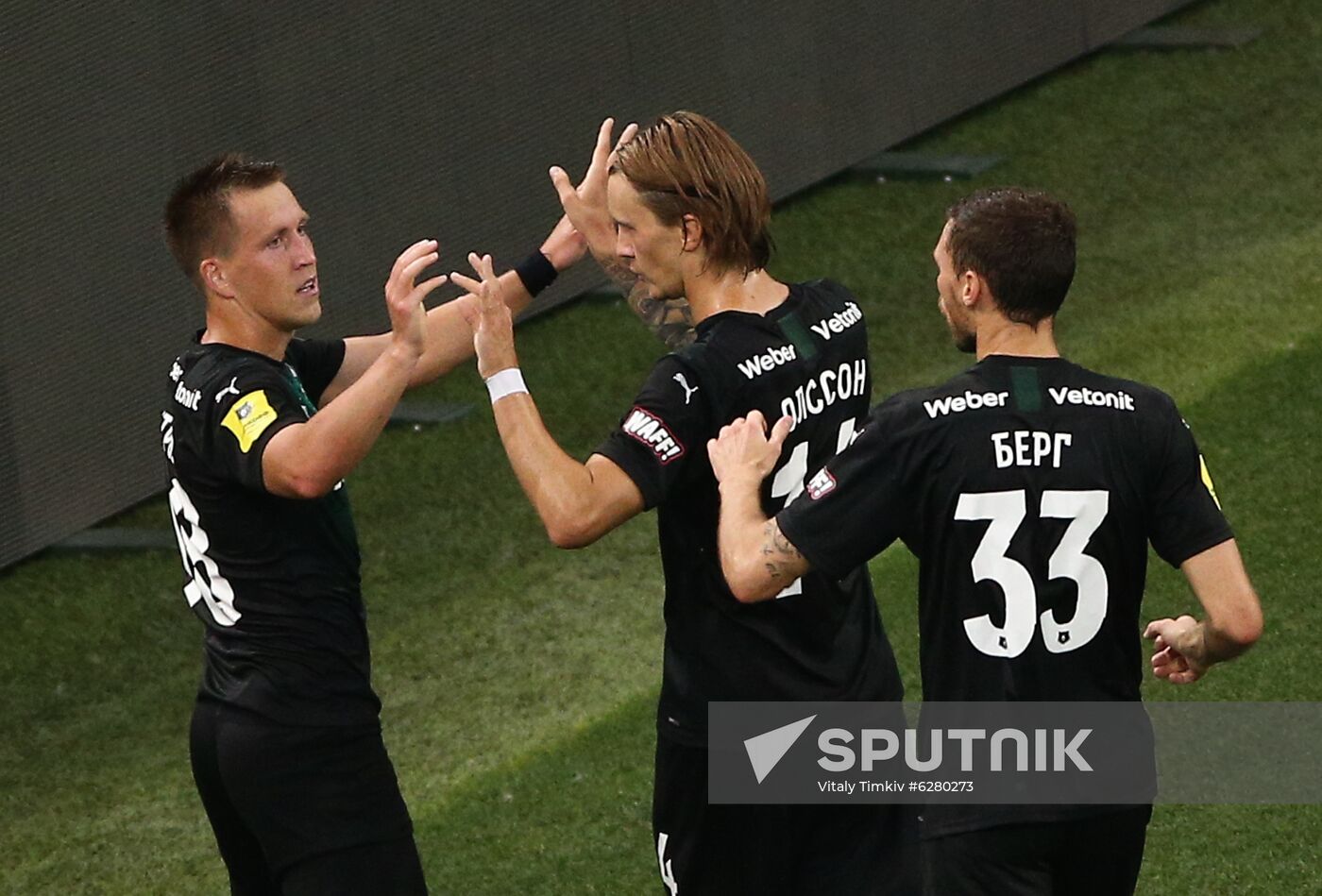 Russia Soccer Premier-League Krasnodar - Zenit