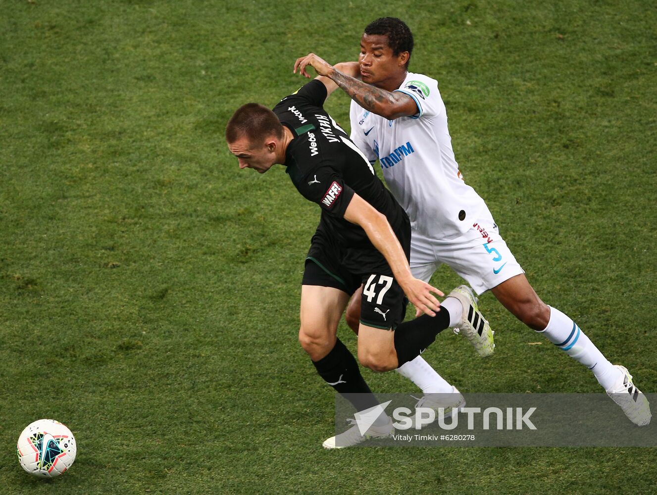 Russia Soccer Premier-League Krasnodar - Zenit