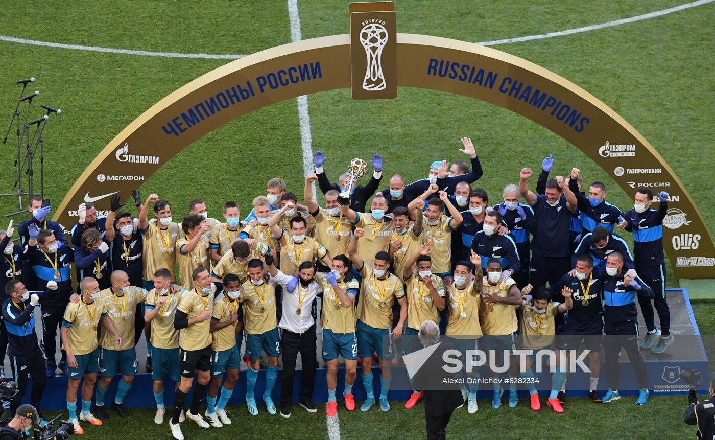 Russia Soccer Premier-League Zenit Championship