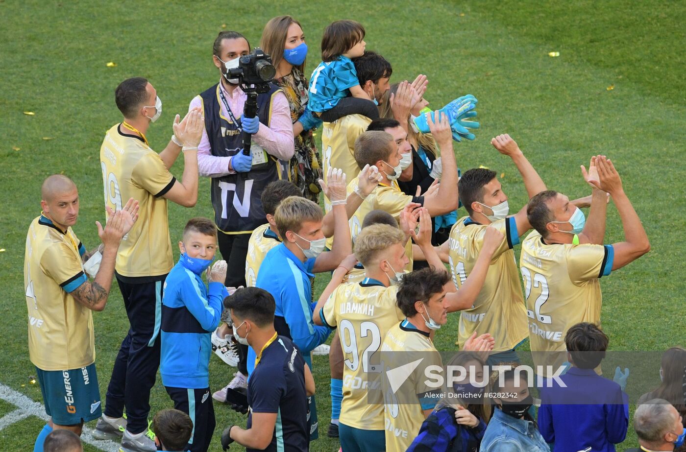 Russia Soccer Premier-League Zenit Championship