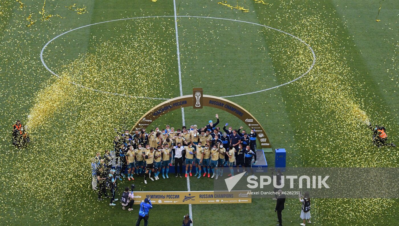 Russia Soccer Premier-League Zenit Championship