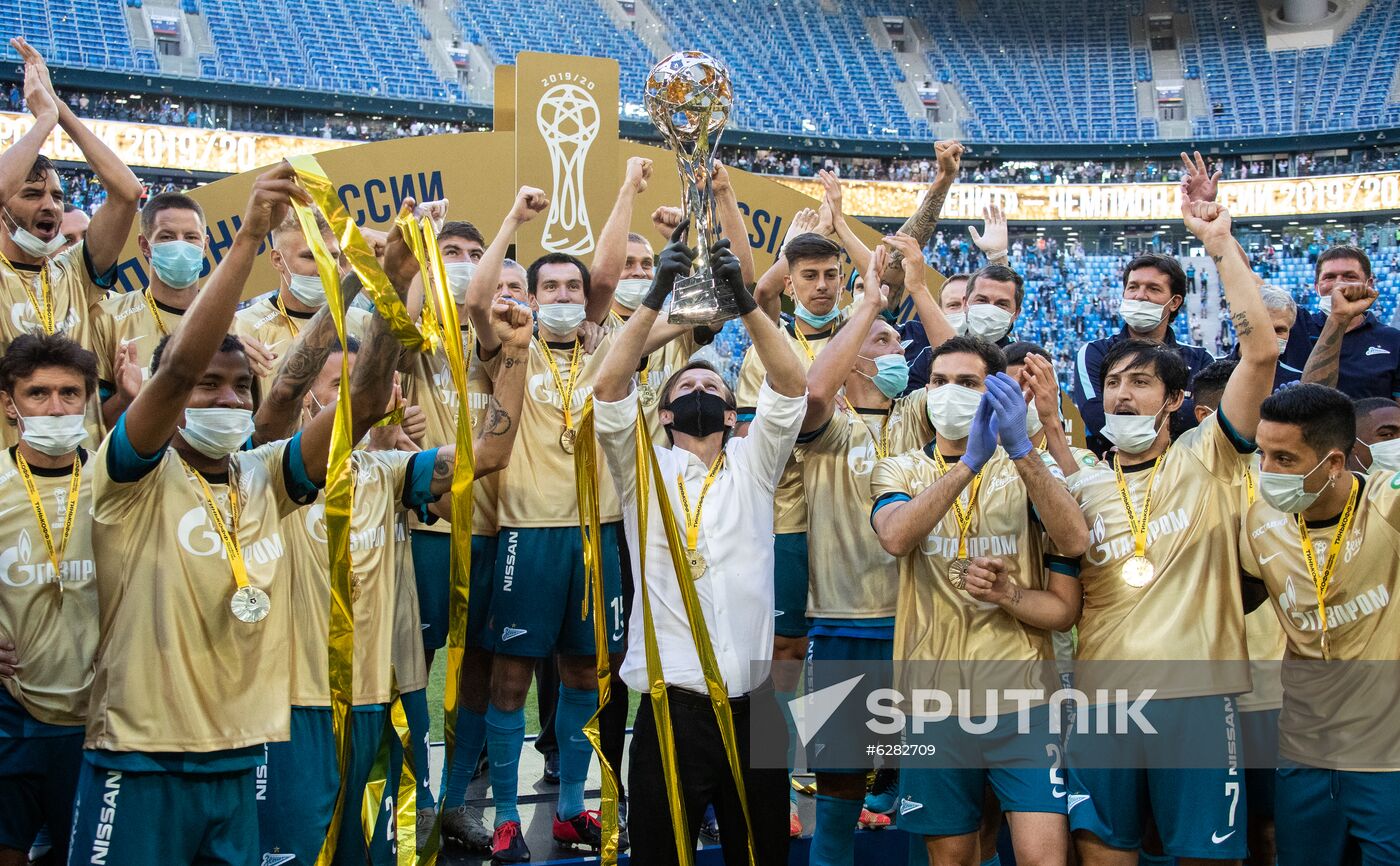 Russia Soccer Premier-League Zenit Championship