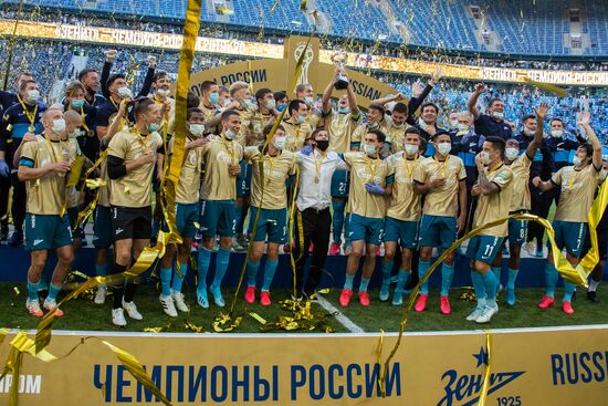 Russia Soccer Premier-League Zenit Championship