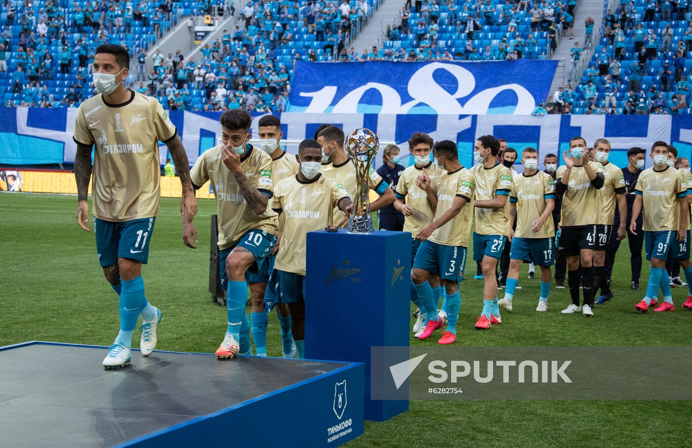 Russia Soccer Premier-League Zenit Championship