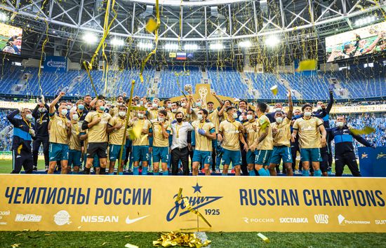 Russia Soccer Premier-League Zenit Championship