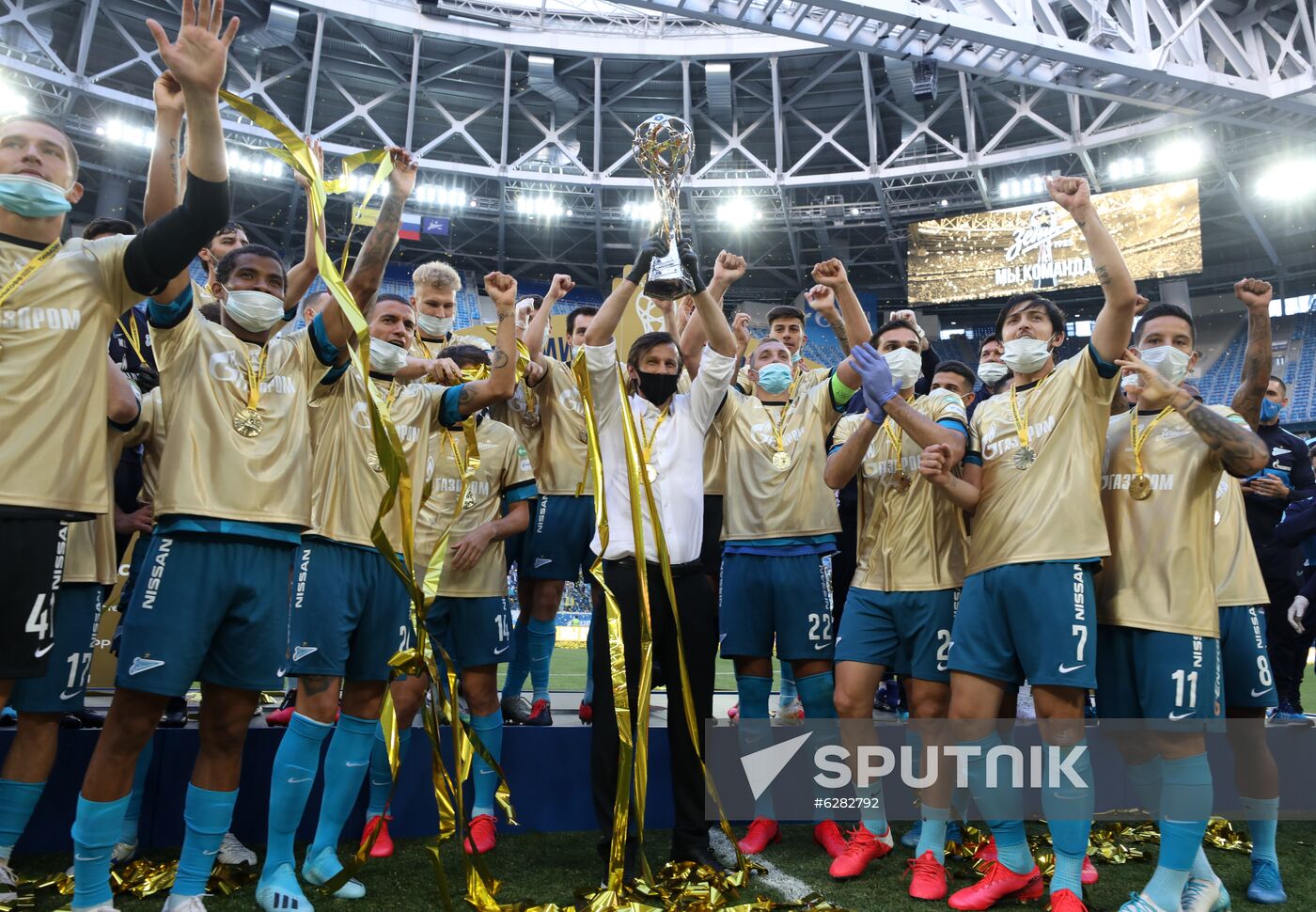Russia Soccer Premier-League Zenit Championship