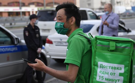Russia Couriers Strike