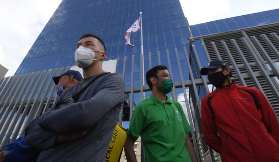 Russia Couriers Strike