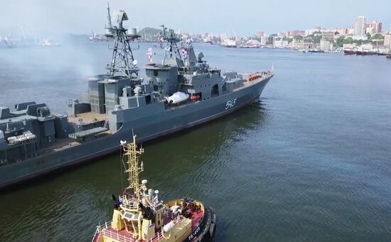 Russia Marshal Shaposhnikov Destroyer