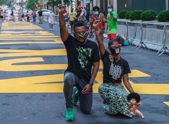 US Black Lives Matter Mural