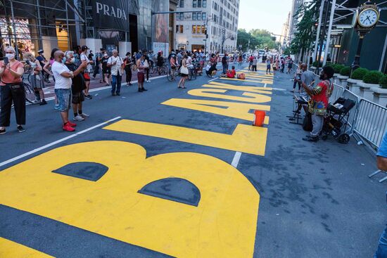 US Black Lives Matter Mural