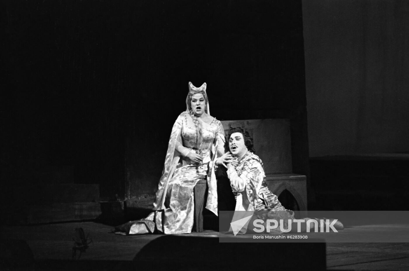 Scene from opera 'Laszlo Hunyadi'