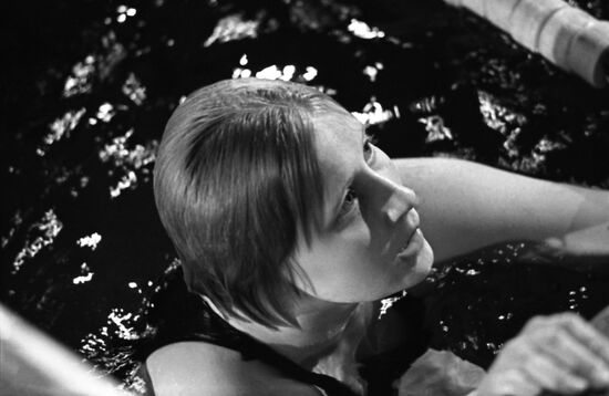 First Olympic swimming champion Galina Prozumenshchikova