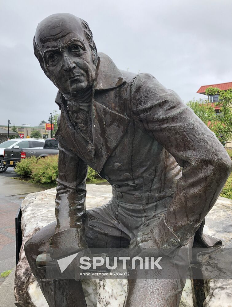 US Russia Baranov Statue