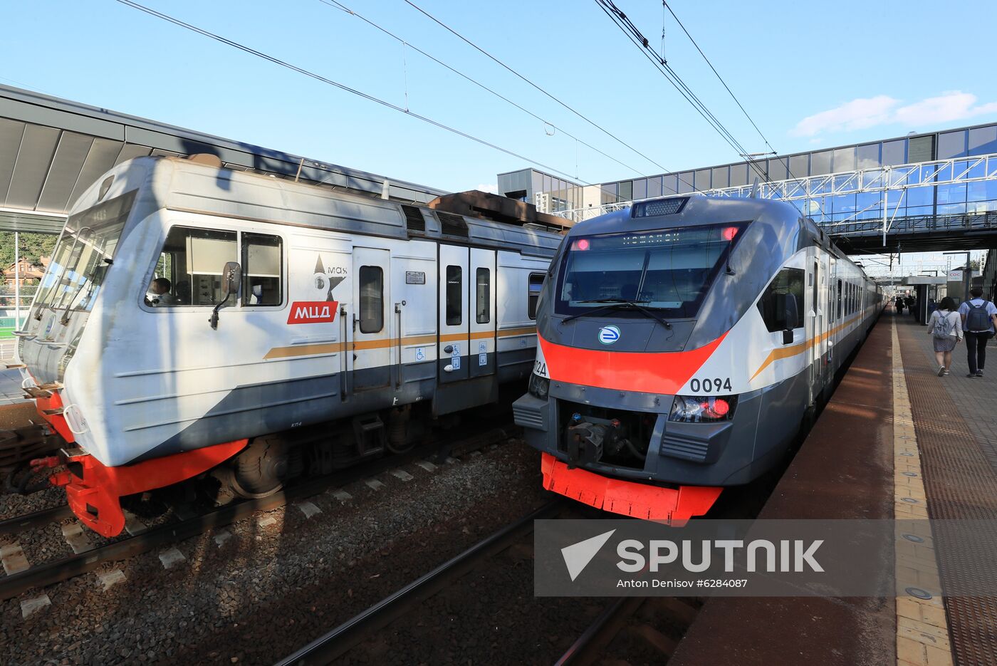 Reopening reconstructed Novodachnaya station of First Moscow Central Diameter