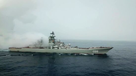 Russia Northern Fleet Drills