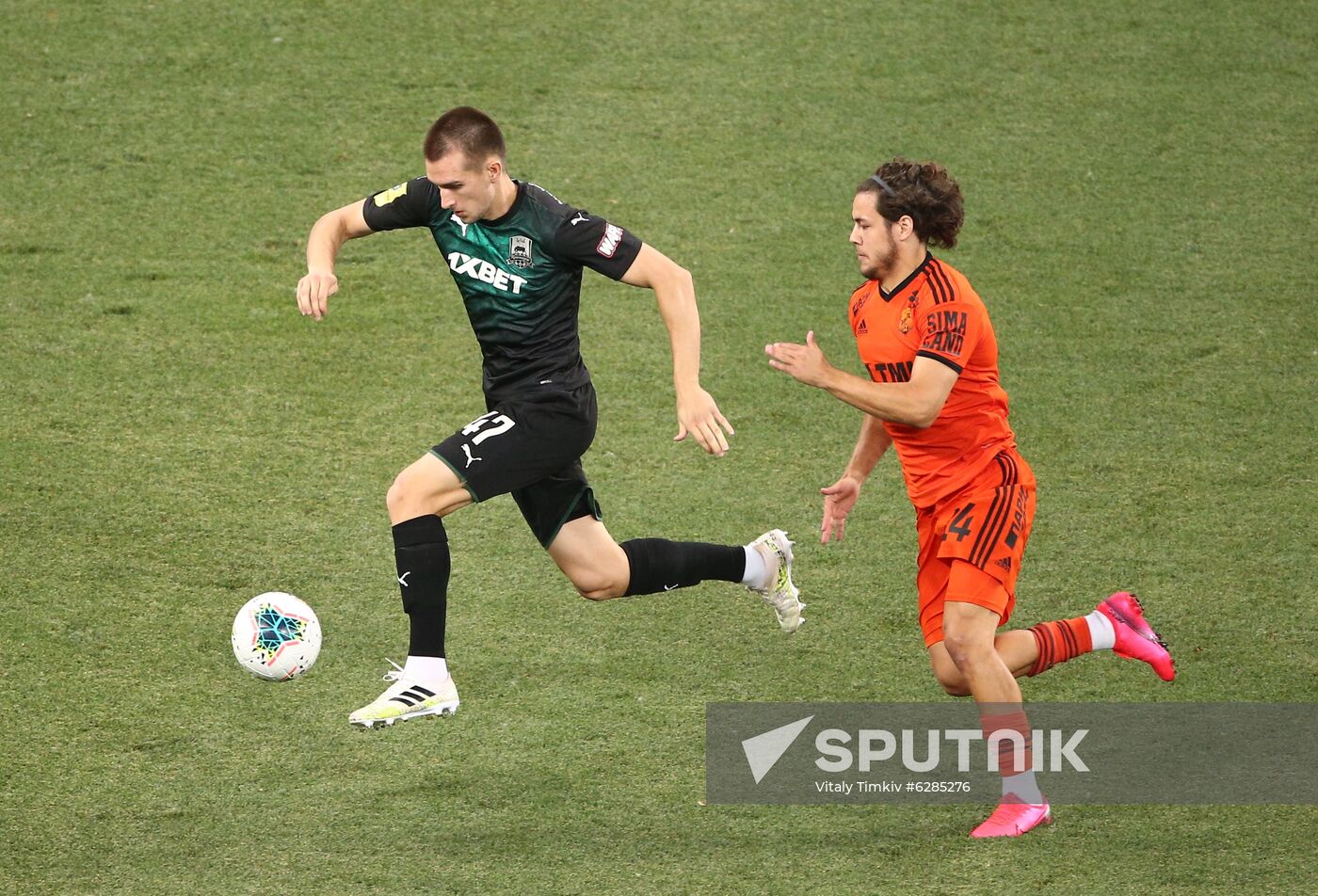 Russia Soccer Premier-League Krasnodar - Ural