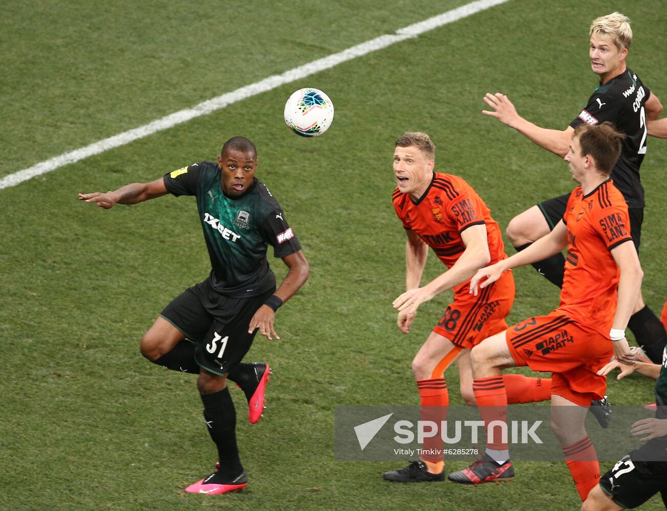 Russia Soccer Premier-League Krasnodar - Ural