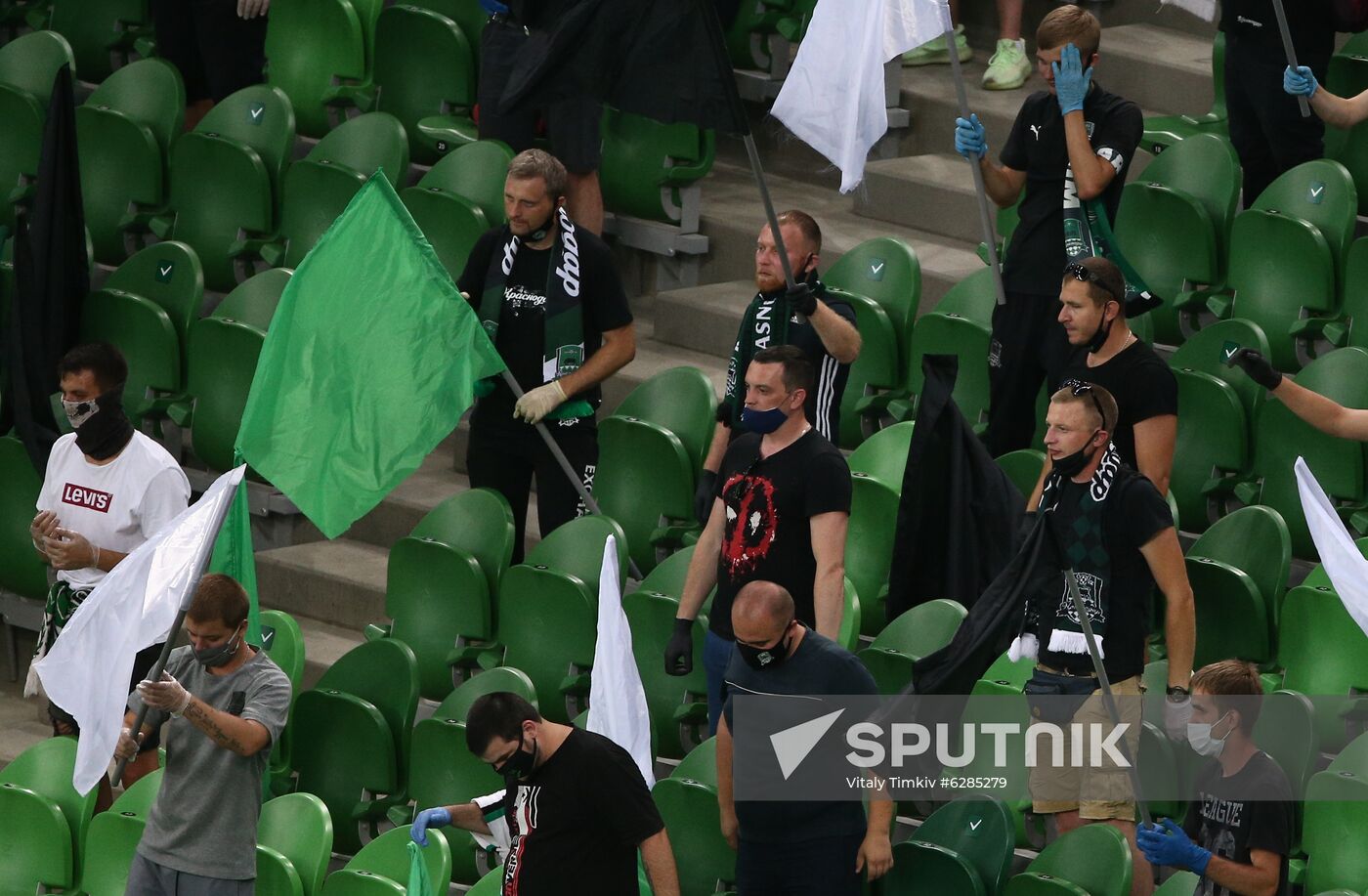 Russia Soccer Premier-League Krasnodar - Ural