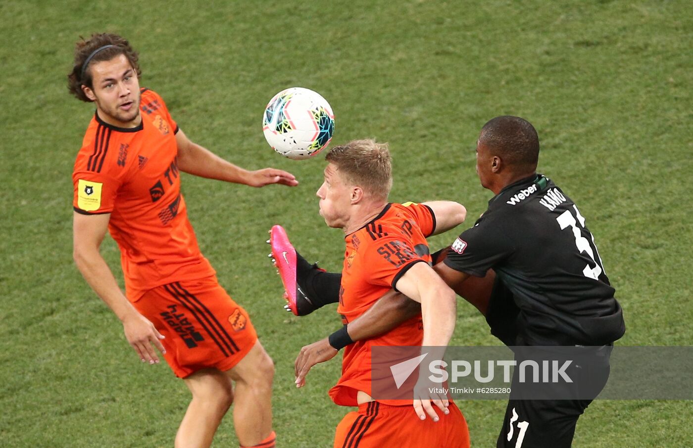 Russia Soccer Premier-League Krasnodar - Ural
