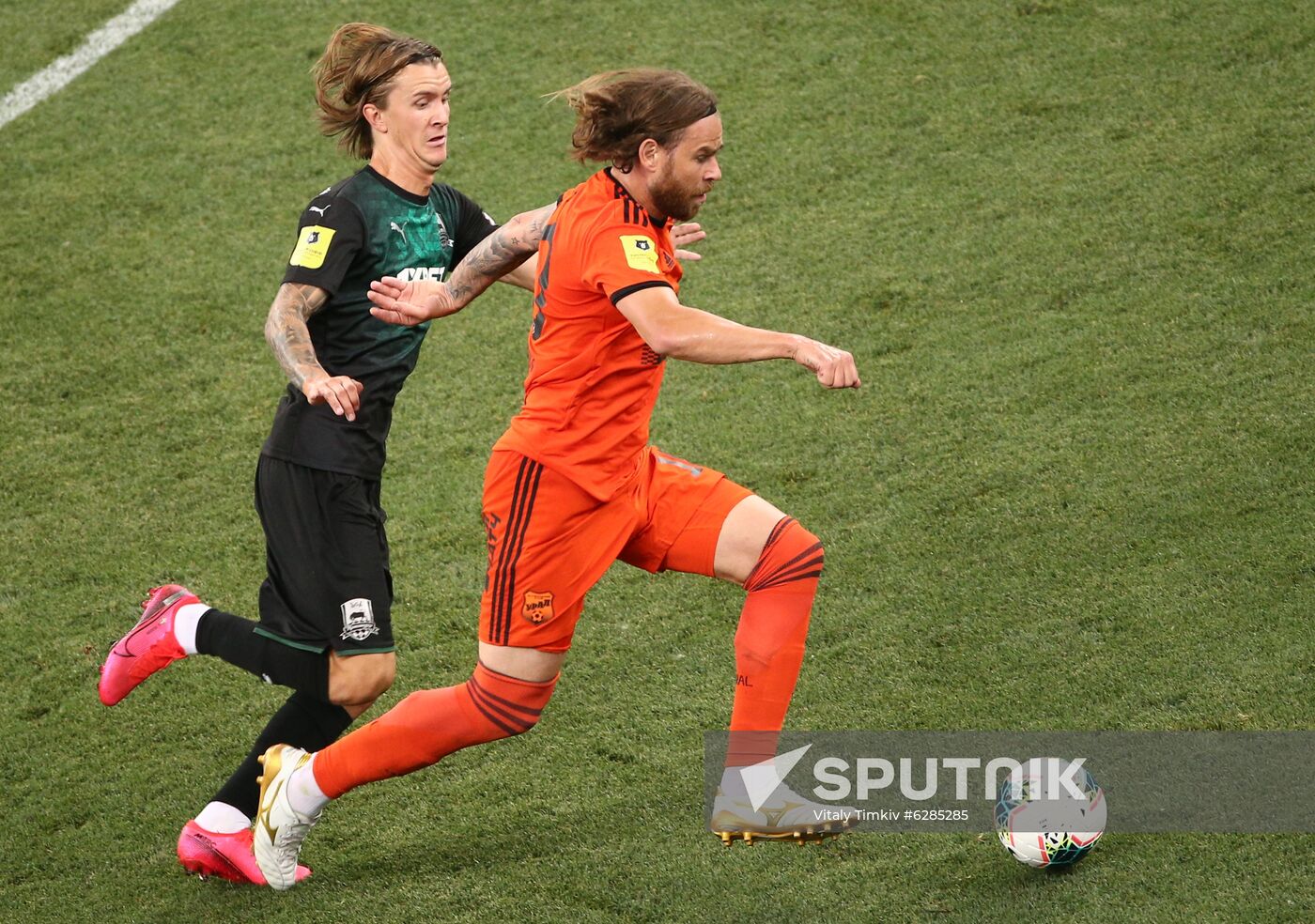 Russia Soccer Premier-League Krasnodar - Ural