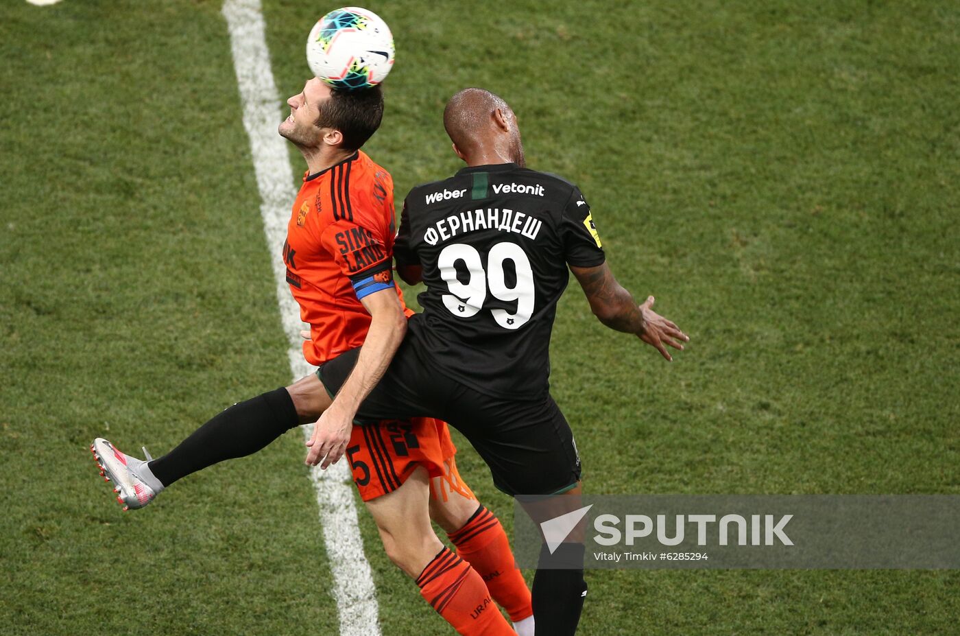Russia Soccer Premier-League Krasnodar - Ural