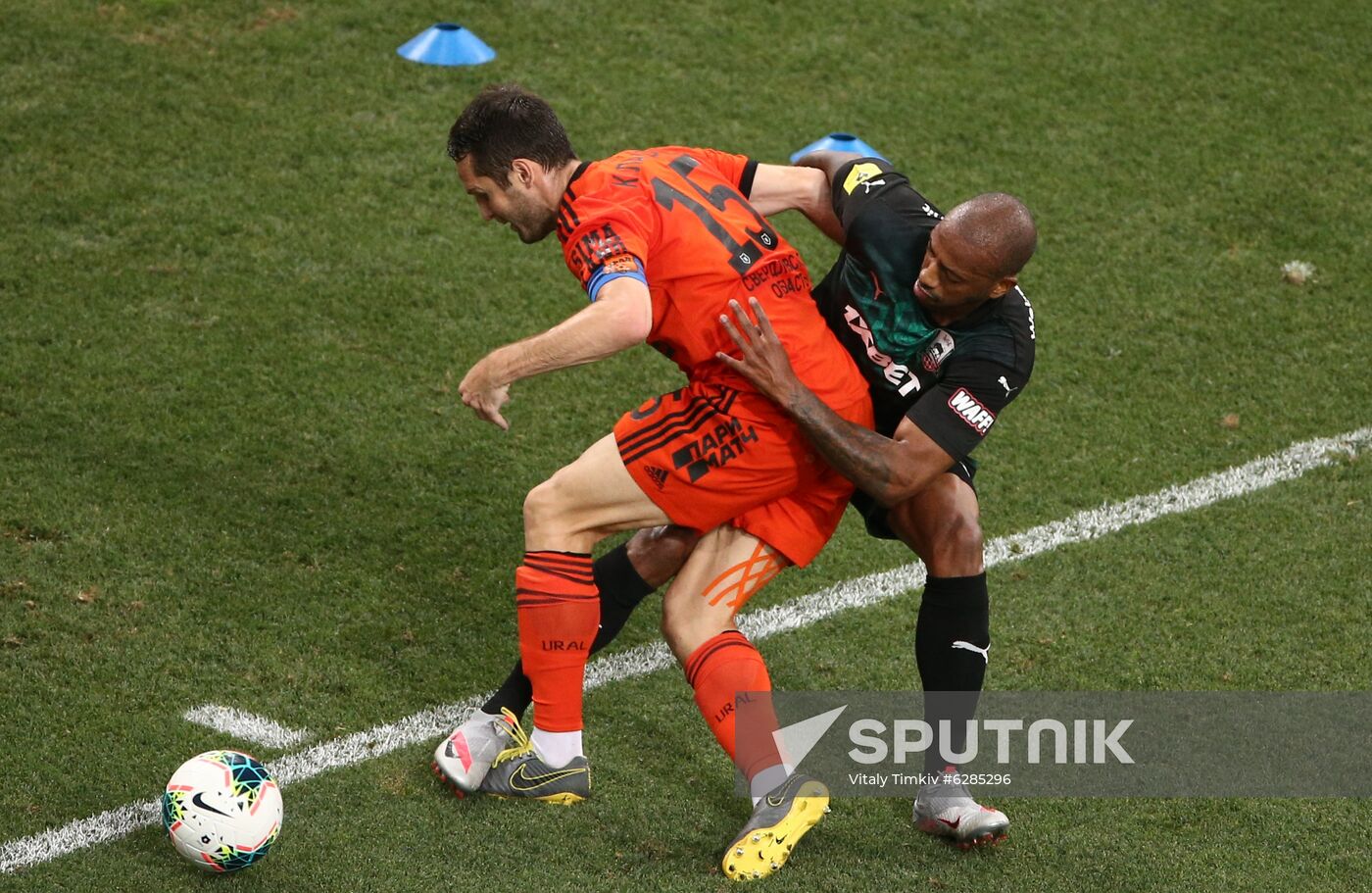 Russia Soccer Premier-League Krasnodar - Ural