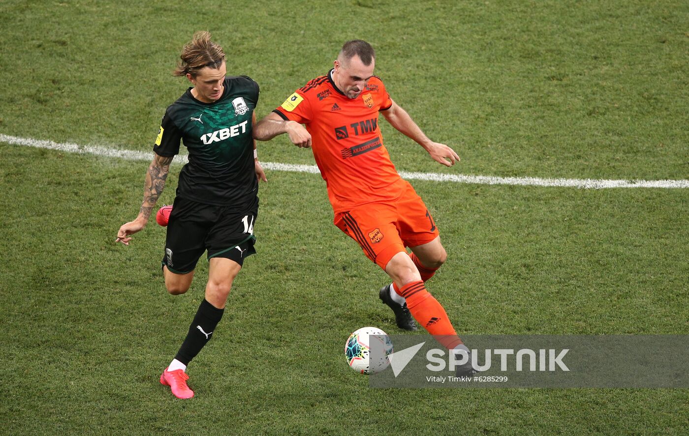 Russia Soccer Premier-League Krasnodar - Ural