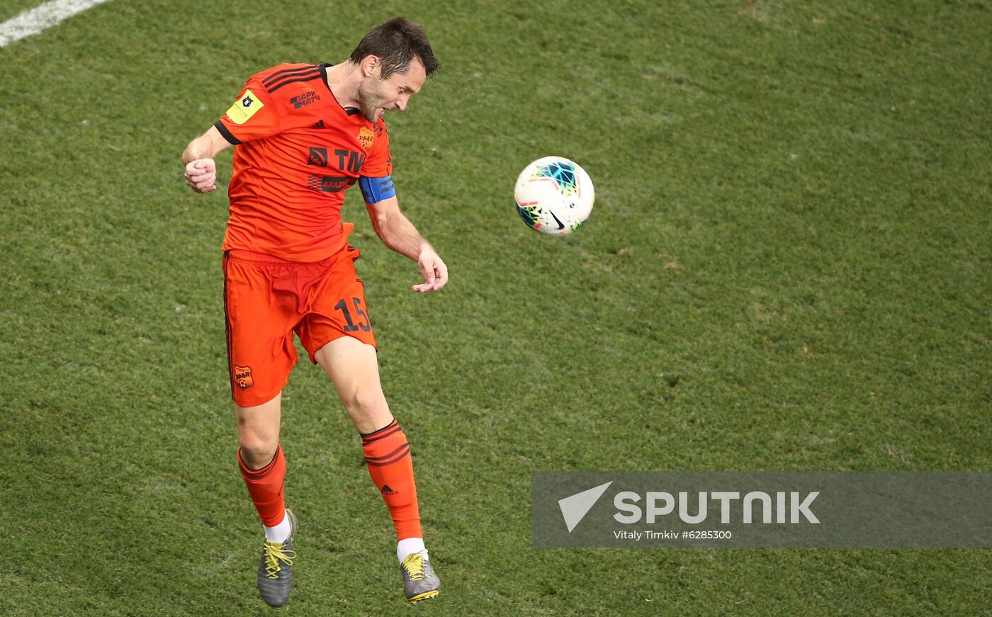 Russia Soccer Premier-League Krasnodar - Ural