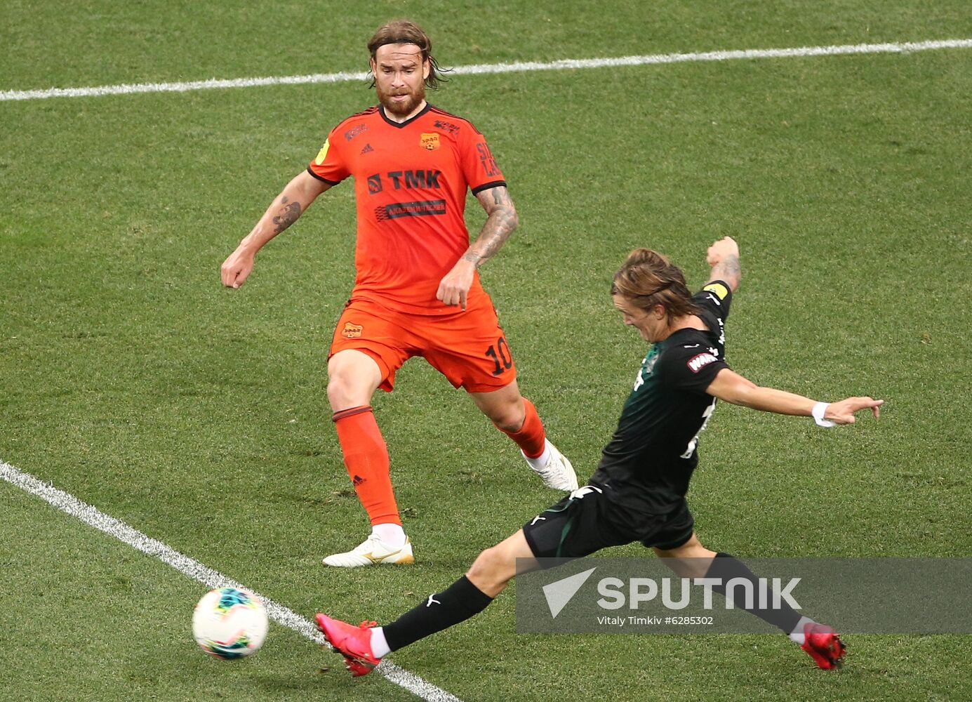 Russia Soccer Premier-League Krasnodar - Ural