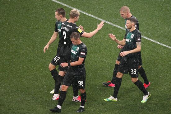 Russia Soccer Premier-League Krasnodar - Ural
