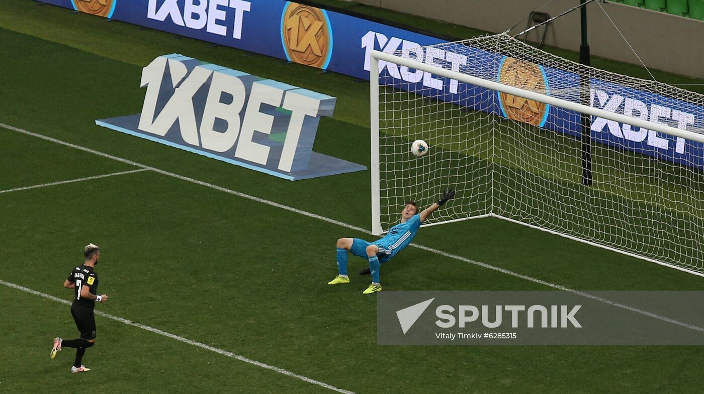Russia Soccer Premier-League Krasnodar - Ural