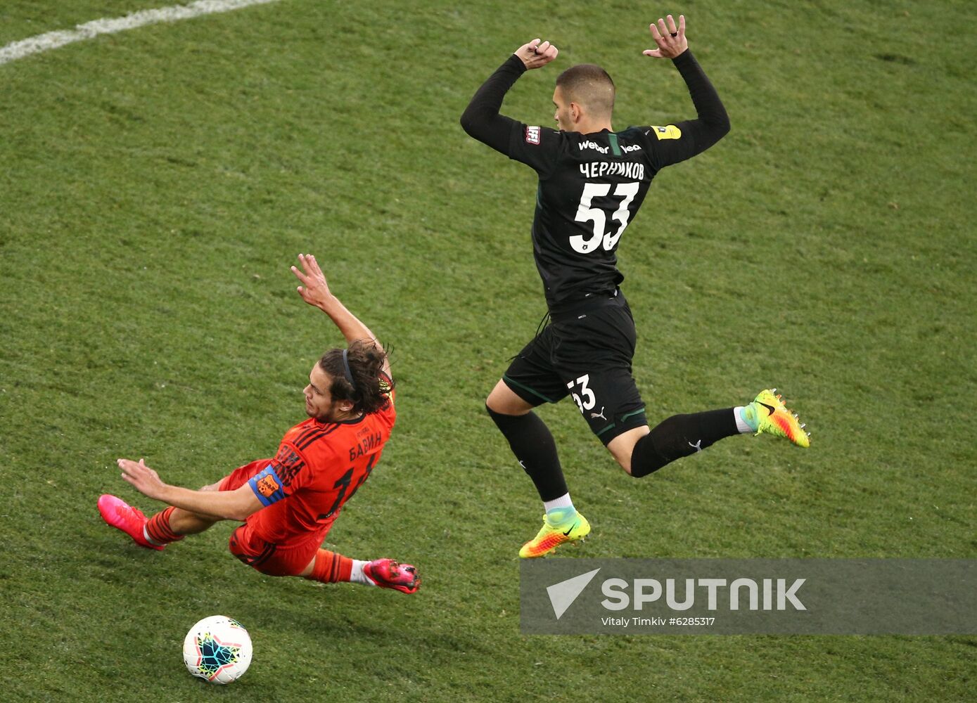 Russia Soccer Premier-League Krasnodar - Ural